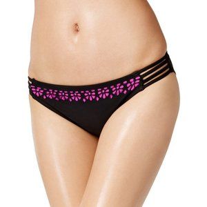 Bikini Nation Women's Laser-Cut Hipster Bikini Bottom NWT